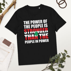 Lebanon Power of the People Custom Organic Cotton T-shirt
