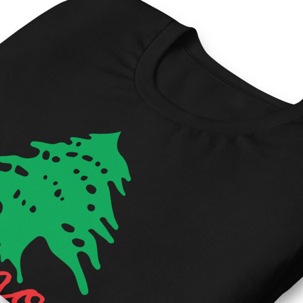 Lebanon Name Cedar Tree Lebanese Flag Symbol T-Shirt - Image 9