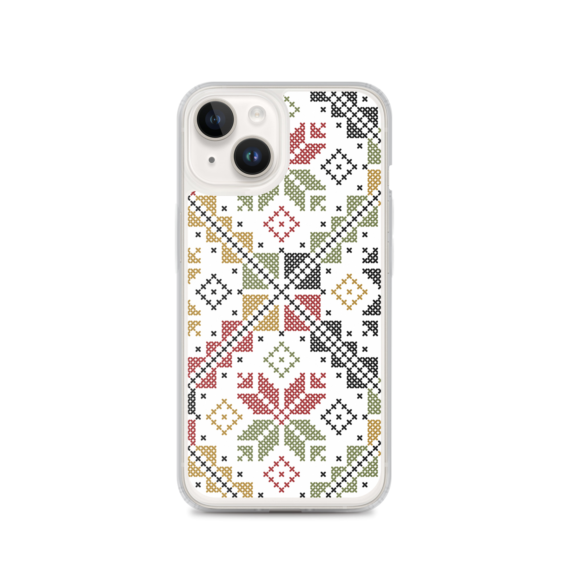 Palestinian Tatreez iPhone Case Custom Embroidery Pattern#12 -Col - Image 9
