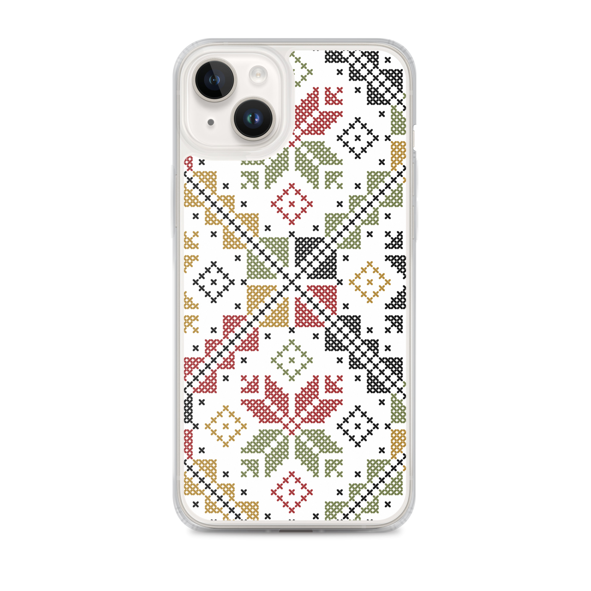 Palestinian Tatreez iPhone Case Custom Embroidery Pattern#12 -Col - Image 10