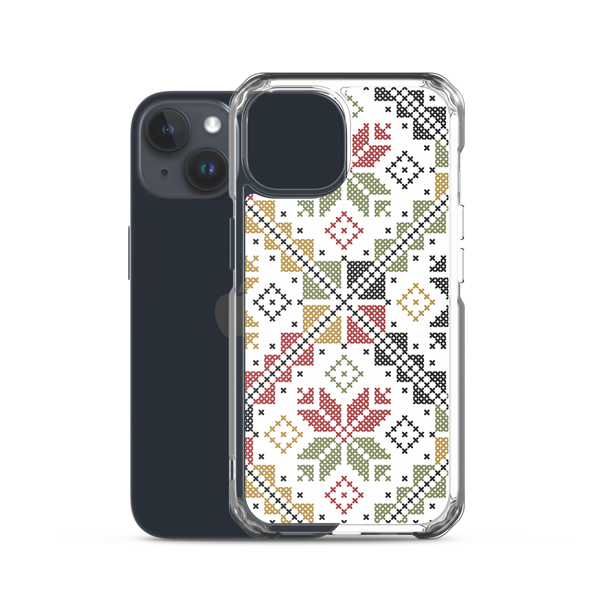 Palestinian Tatreez iPhone Case Custom Embroidery Pattern#12 -Col - Image 24