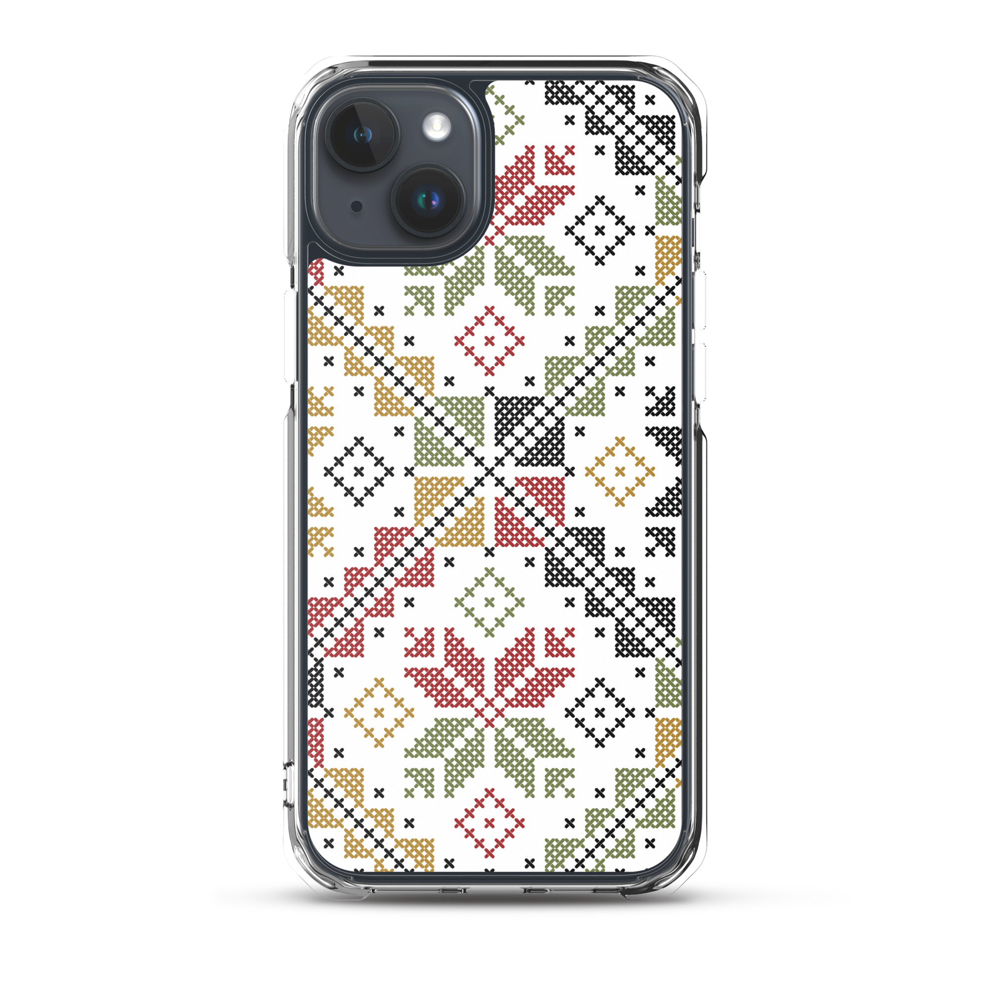 Palestinian Tatreez iPhone Case Custom Embroidery Pattern#12 -Col - Image 17