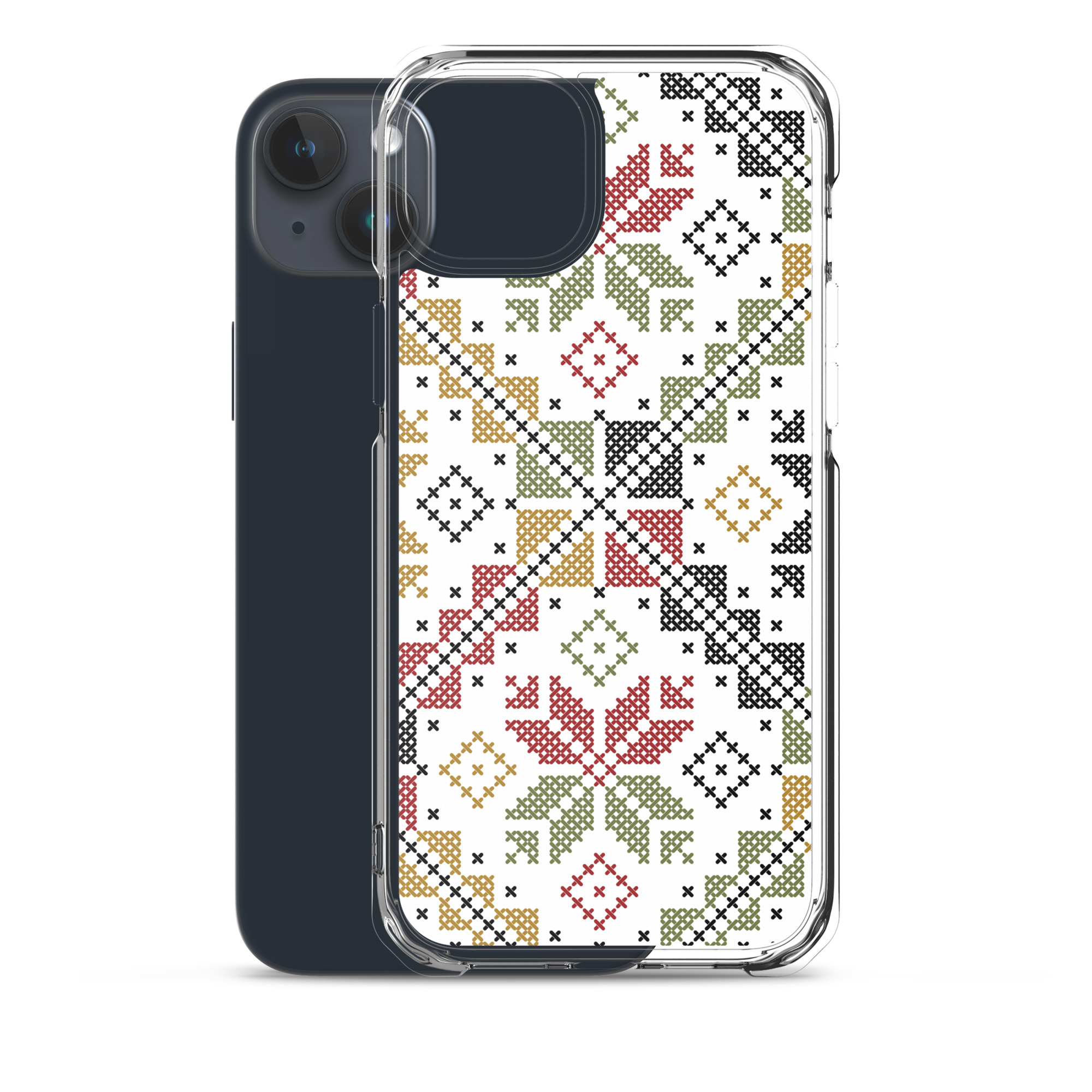 Palestinian Tatreez iPhone Case Custom Embroidery Pattern#12 -Col - Image 18