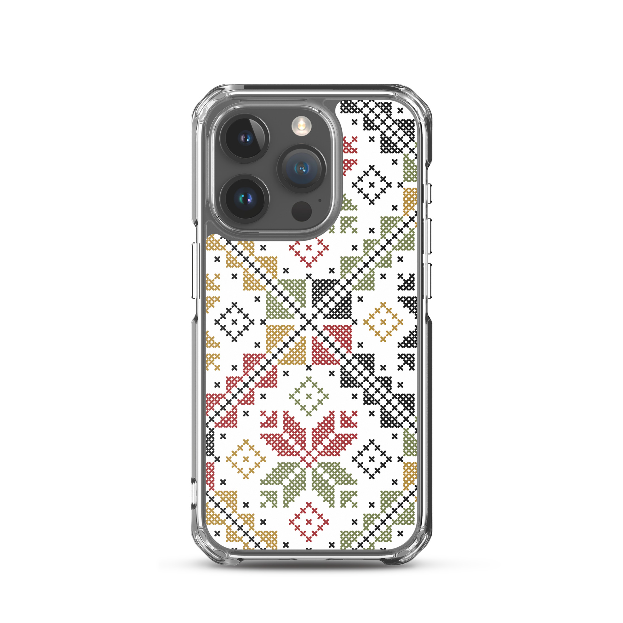 Palestinian Tatreez iPhone Case Custom Embroidery Pattern#12 -Col - Image 21