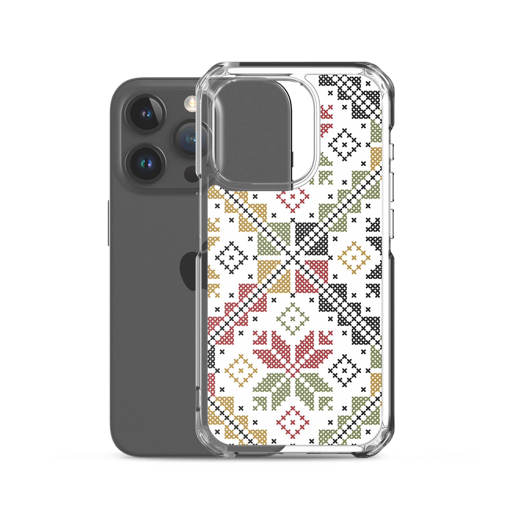 Palestinian Tatreez iPhone Case Custom Embroidery Pattern#12 -Col - Image 22