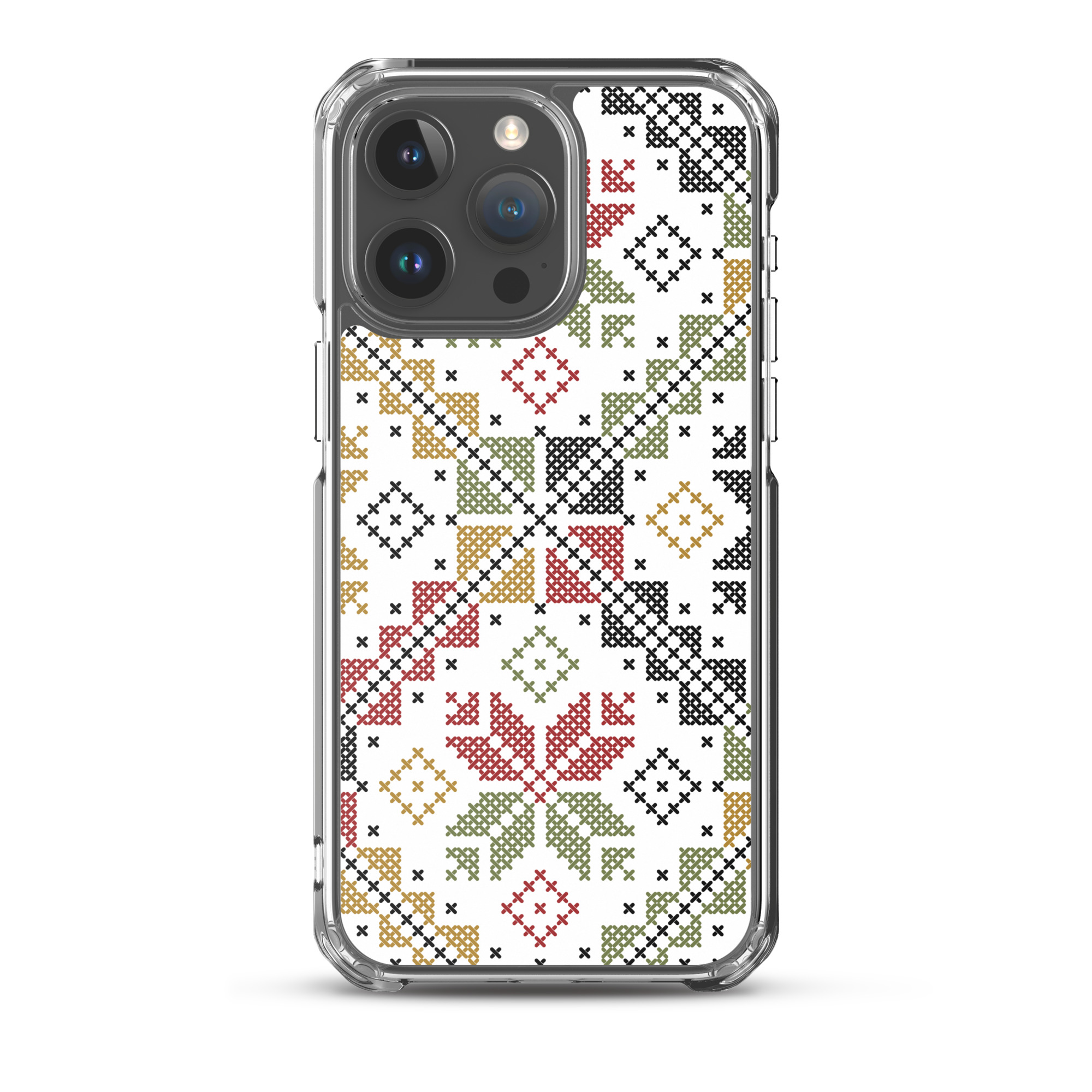 Palestinian Tatreez iPhone Case Custom Embroidery Pattern#12 -Col - Image 19