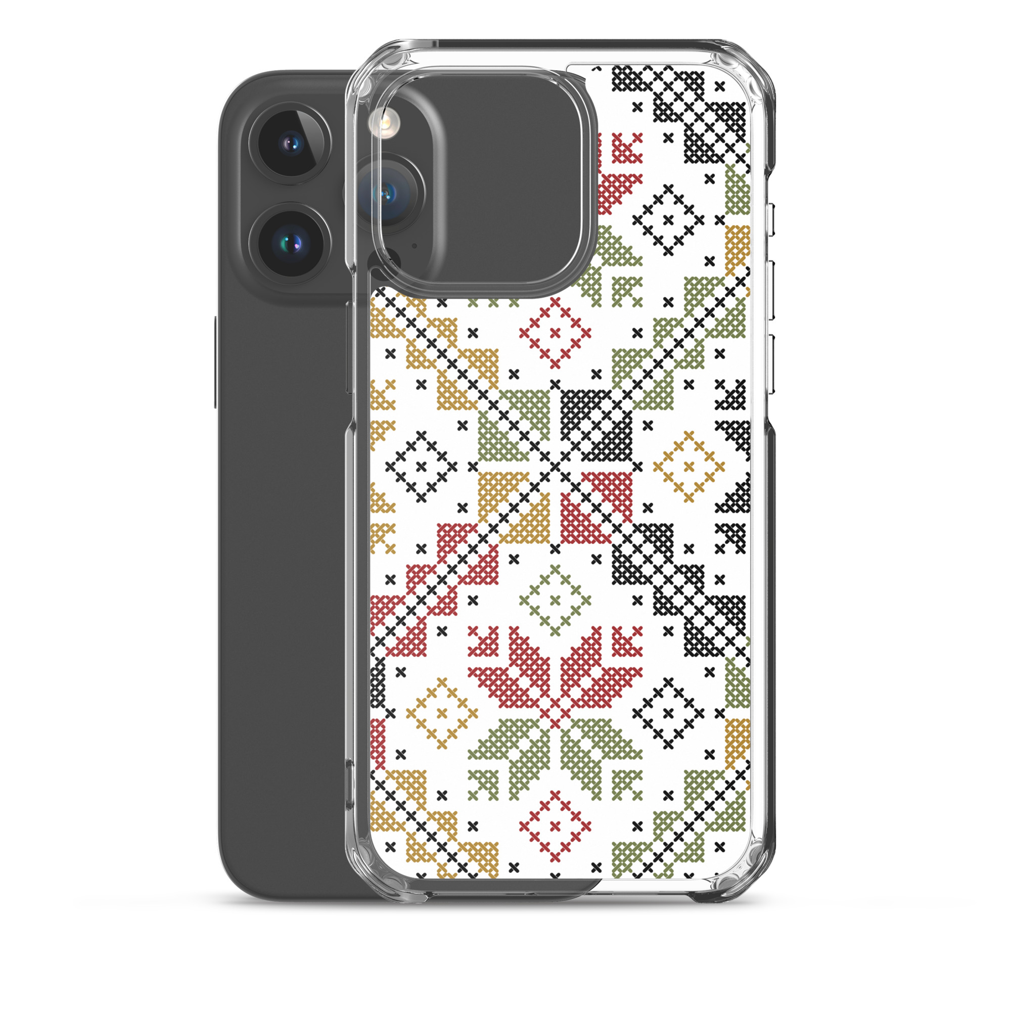 Palestinian Tatreez iPhone Case Custom Embroidery Pattern#12 -Col - Image 20