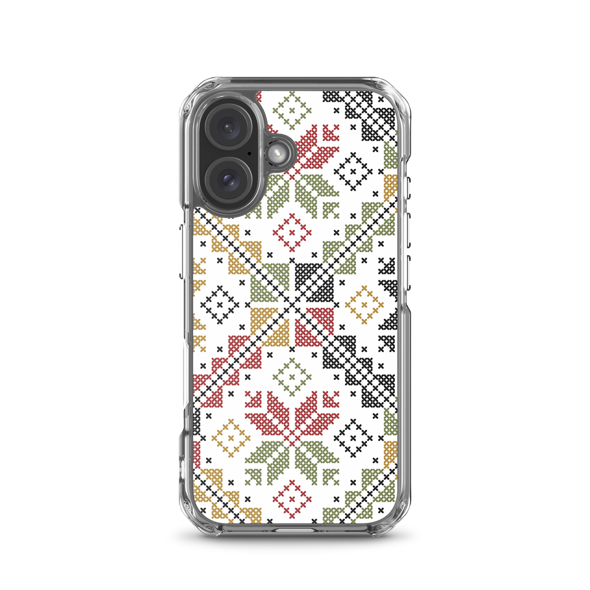 Palestinian Tatreez iPhone Case Custom Embroidery Pattern#12 -Col - Image 31