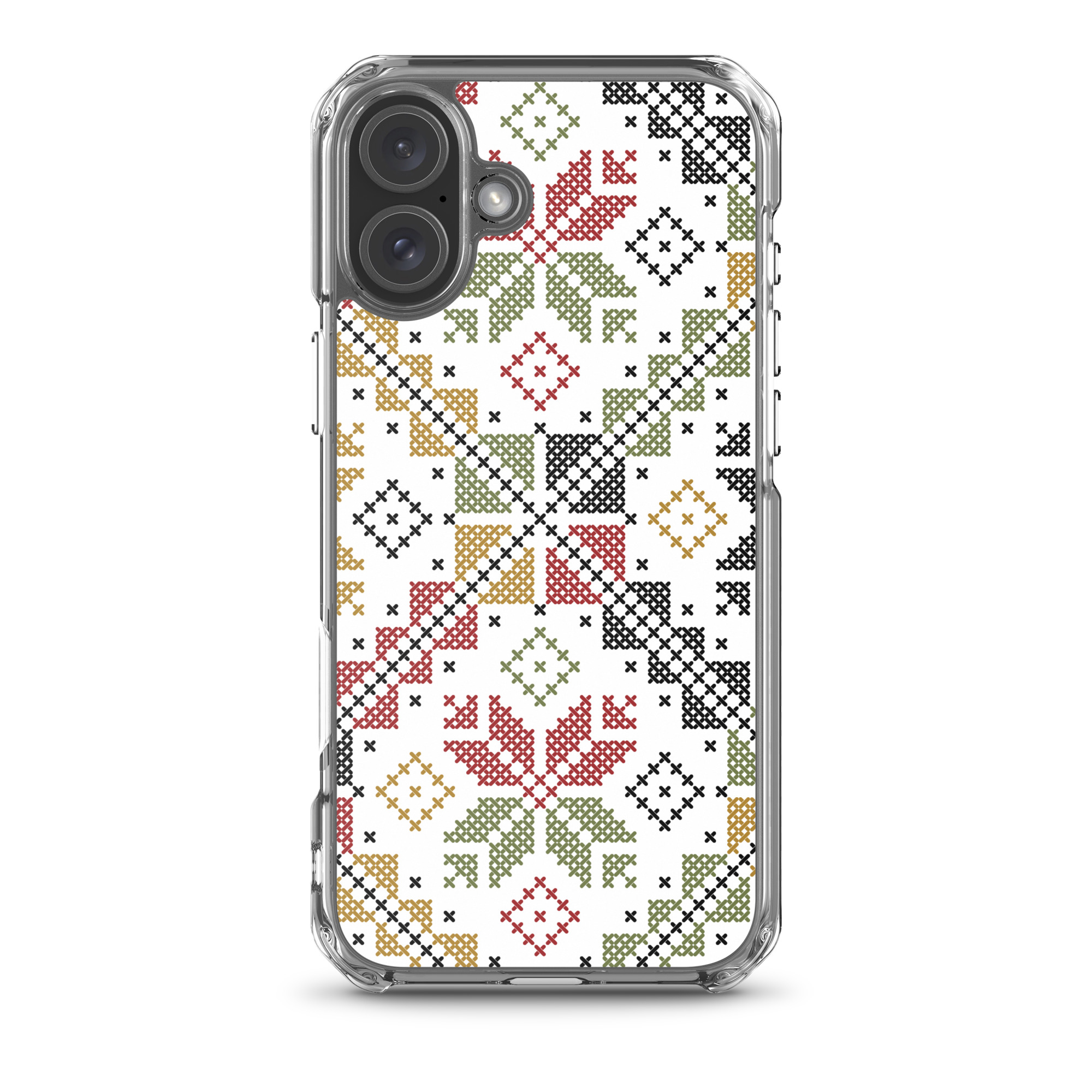 Palestinian Tatreez iPhone Case Custom Embroidery Pattern#12 -Col - Image 25