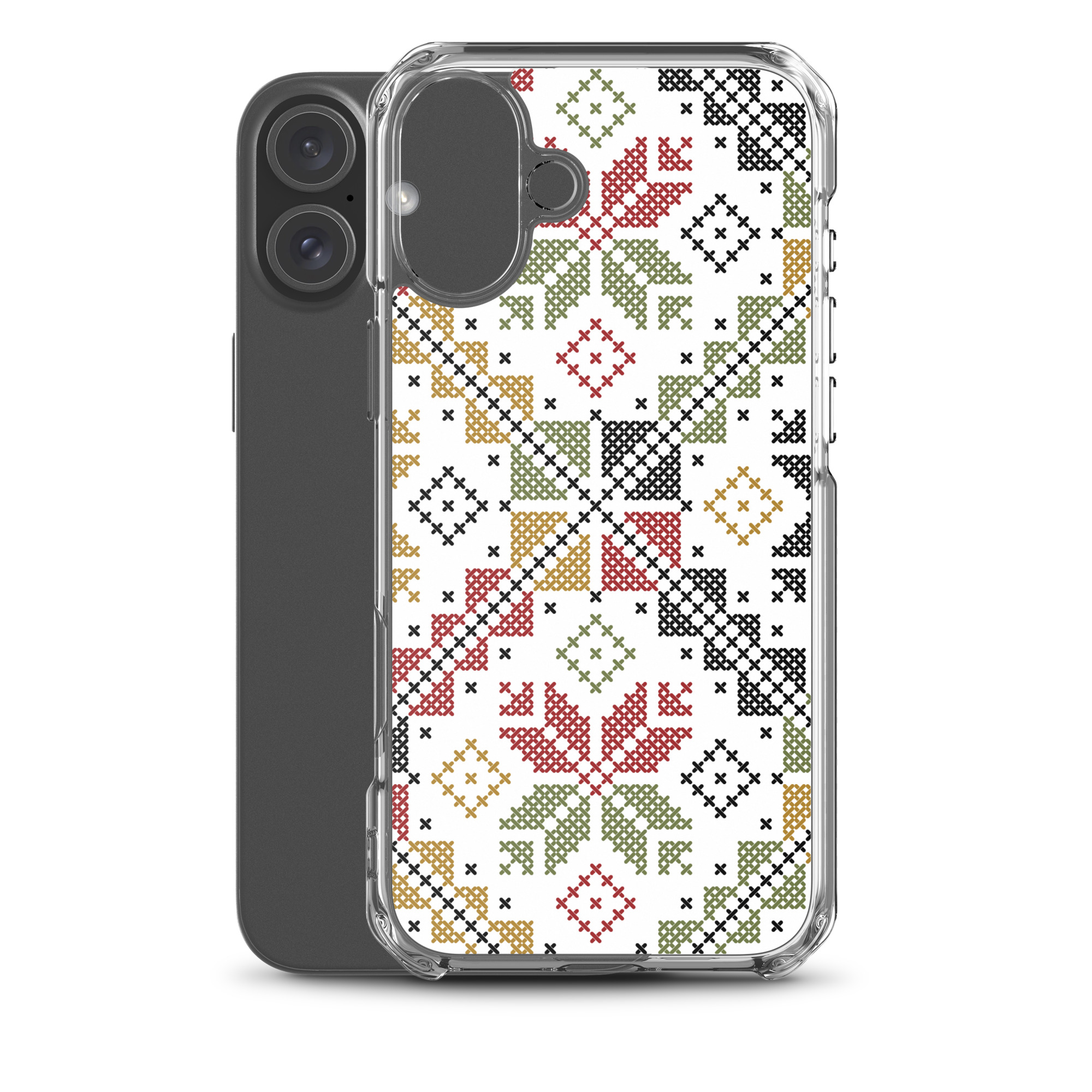 Palestinian Tatreez iPhone Case Custom Embroidery Pattern#12 -Col - Image 26
