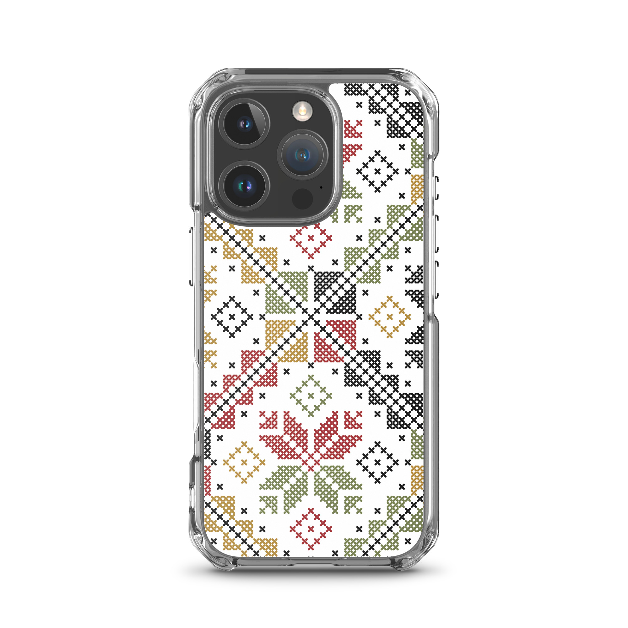 Palestinian Tatreez iPhone Case Custom Embroidery Pattern#12 -Col - Image 29