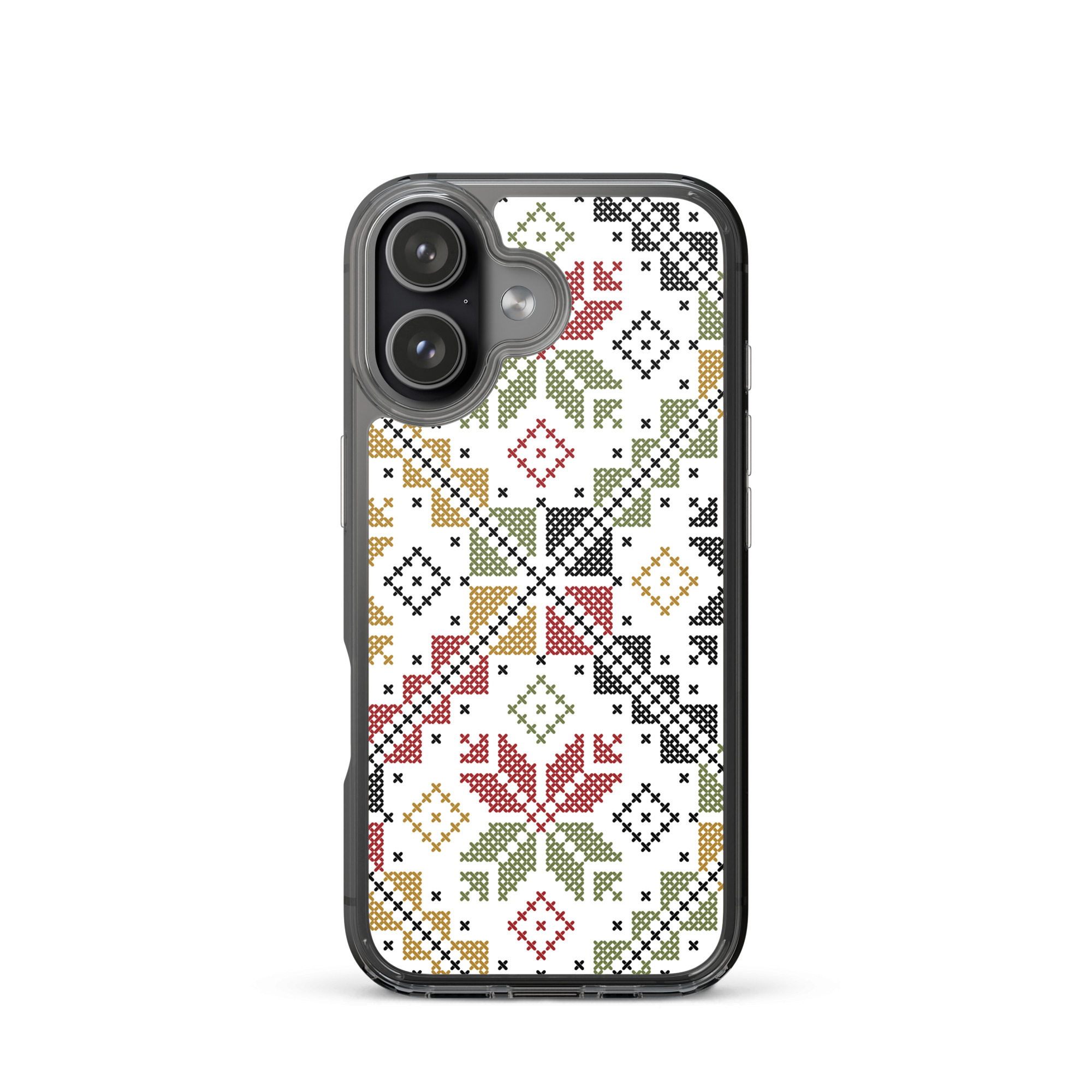 Palestinian Tatreez iPhone Case Custom Embroidery Pattern#12 -Col - Image 36