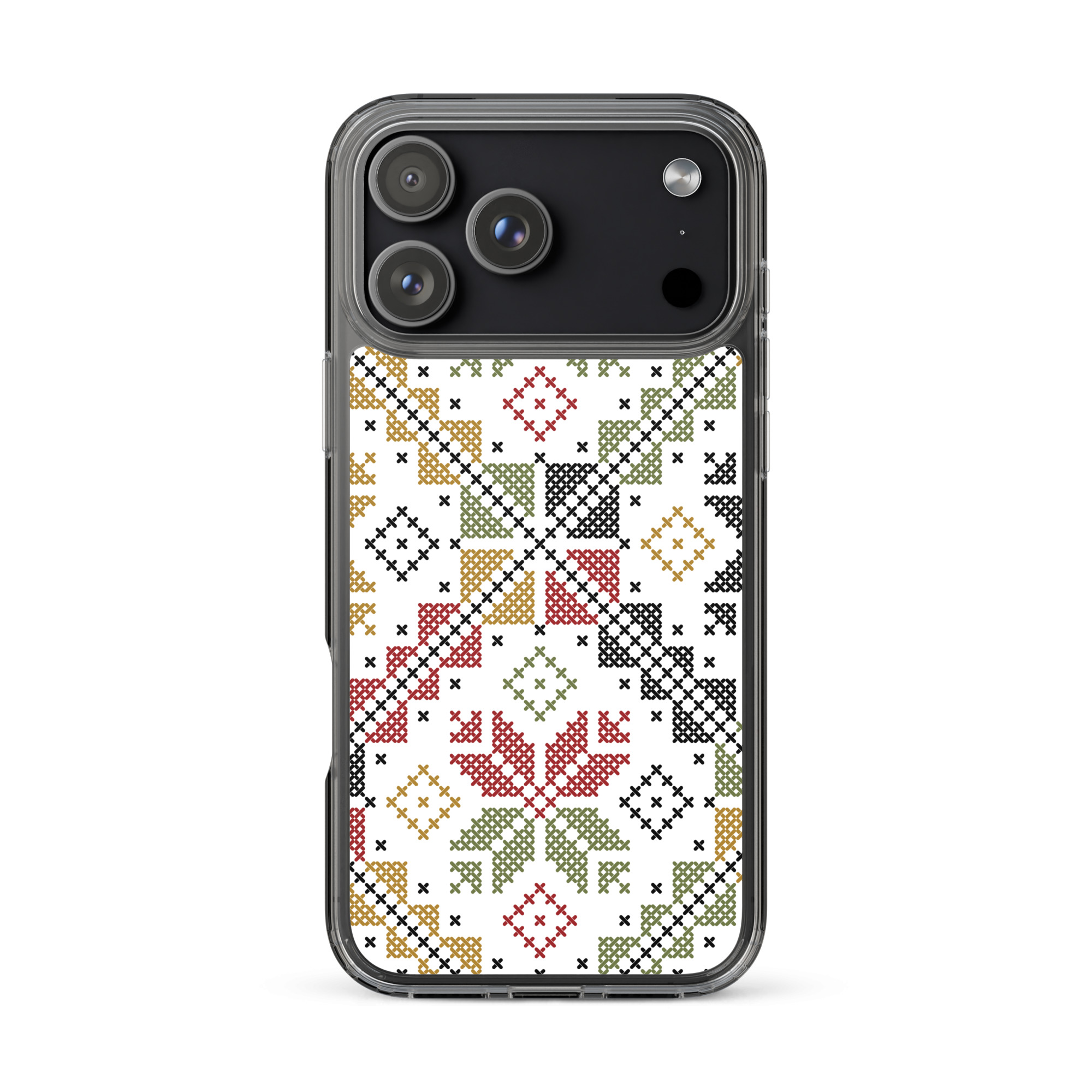 Palestinian Tatreez iPhone Case Custom Embroidery Pattern#12 -Col - Image 34