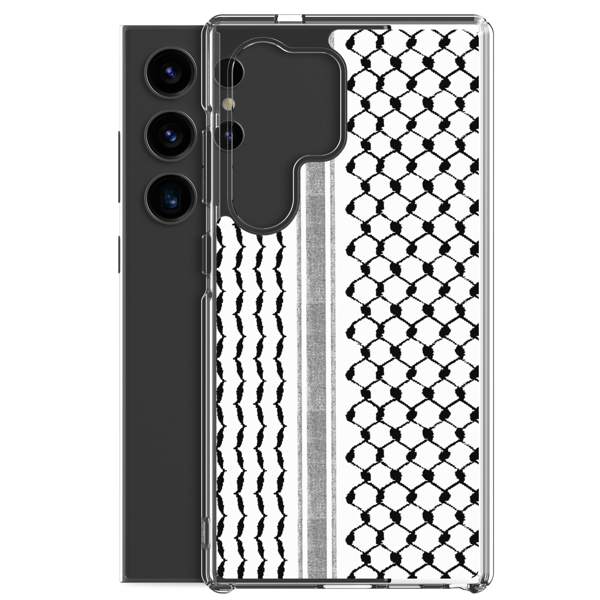 Palestinian Hatta Kufiya Pattern#2 Custom Samsung Phone Case - Image 28