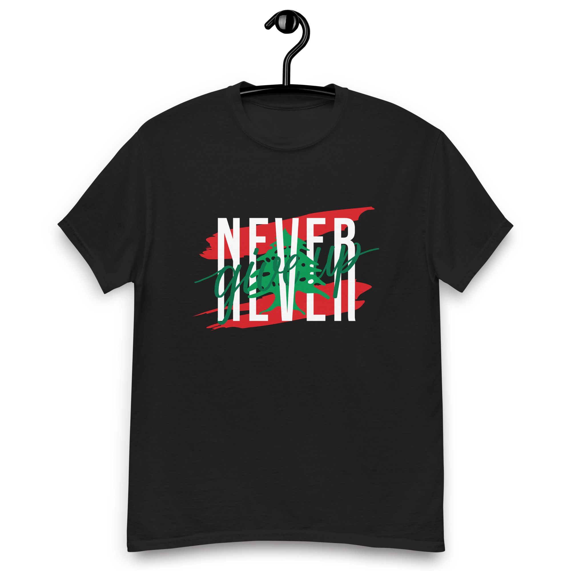 Lebanon Never Give Up Customized Unisex T-shirt