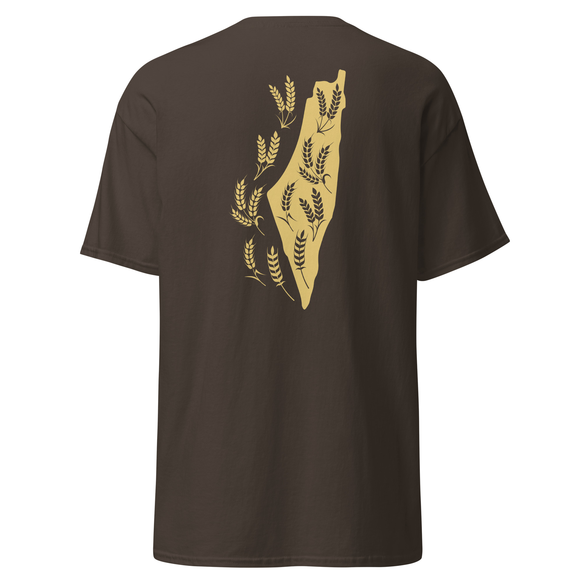 Palestine Map with Wheat Spikes Sanabel Customized T-shirt - Image 10