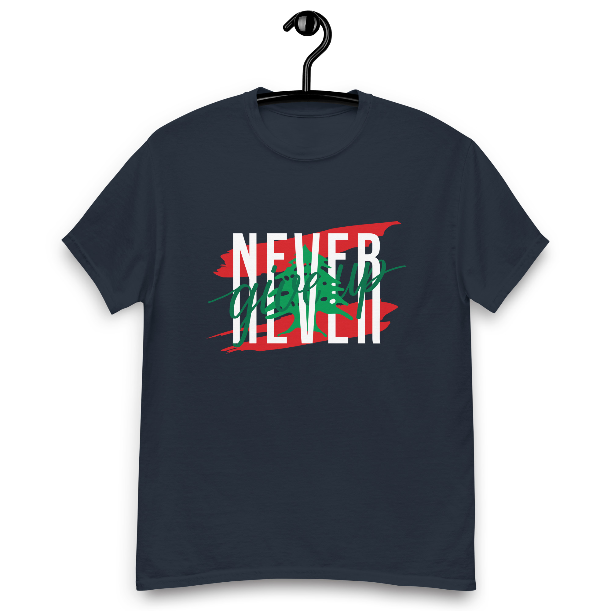 Lebanon Never Give Up Customized Unisex T-shirt - Image 8