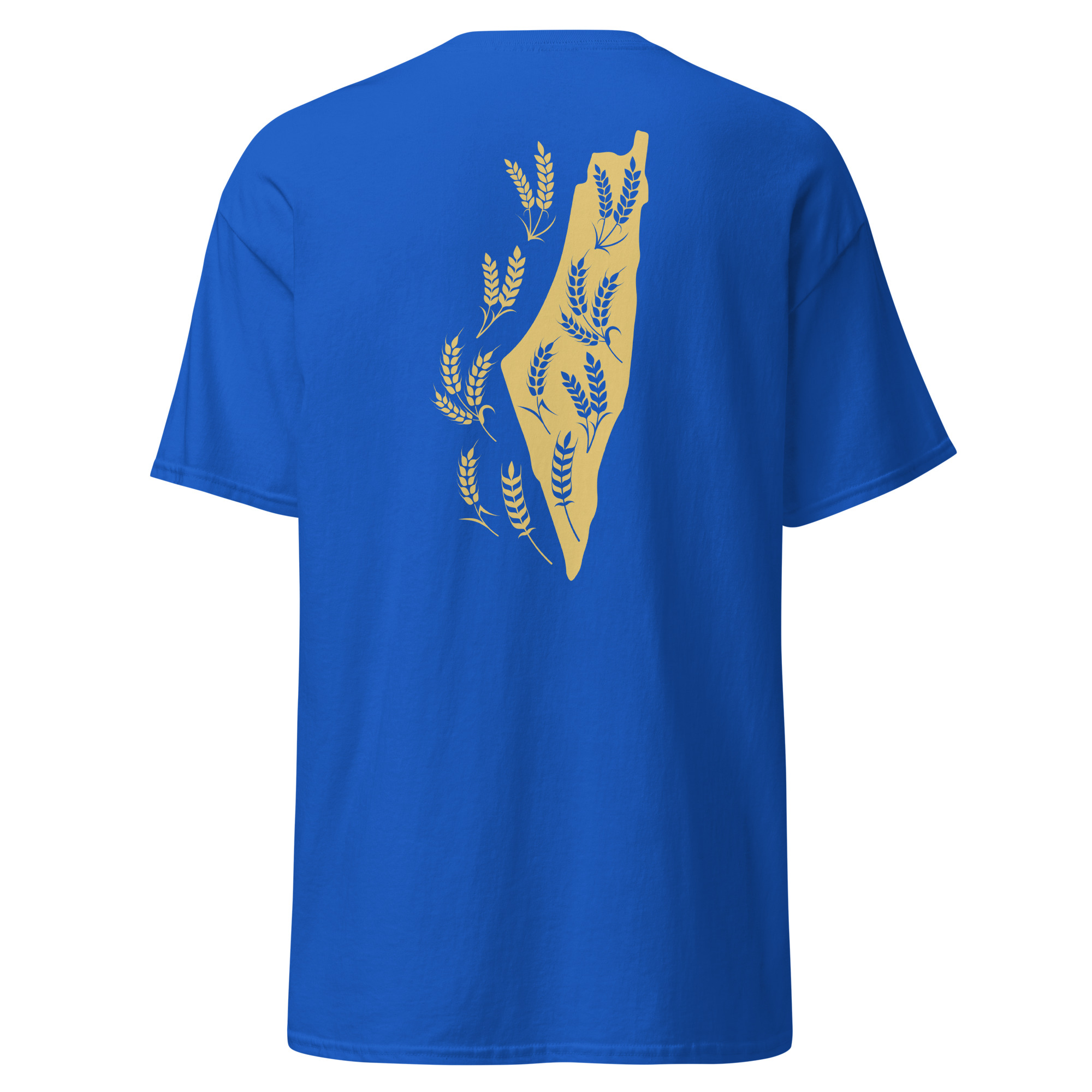 Palestine Map with Wheat Spikes Sanabel Customized T-shirt - Image 11