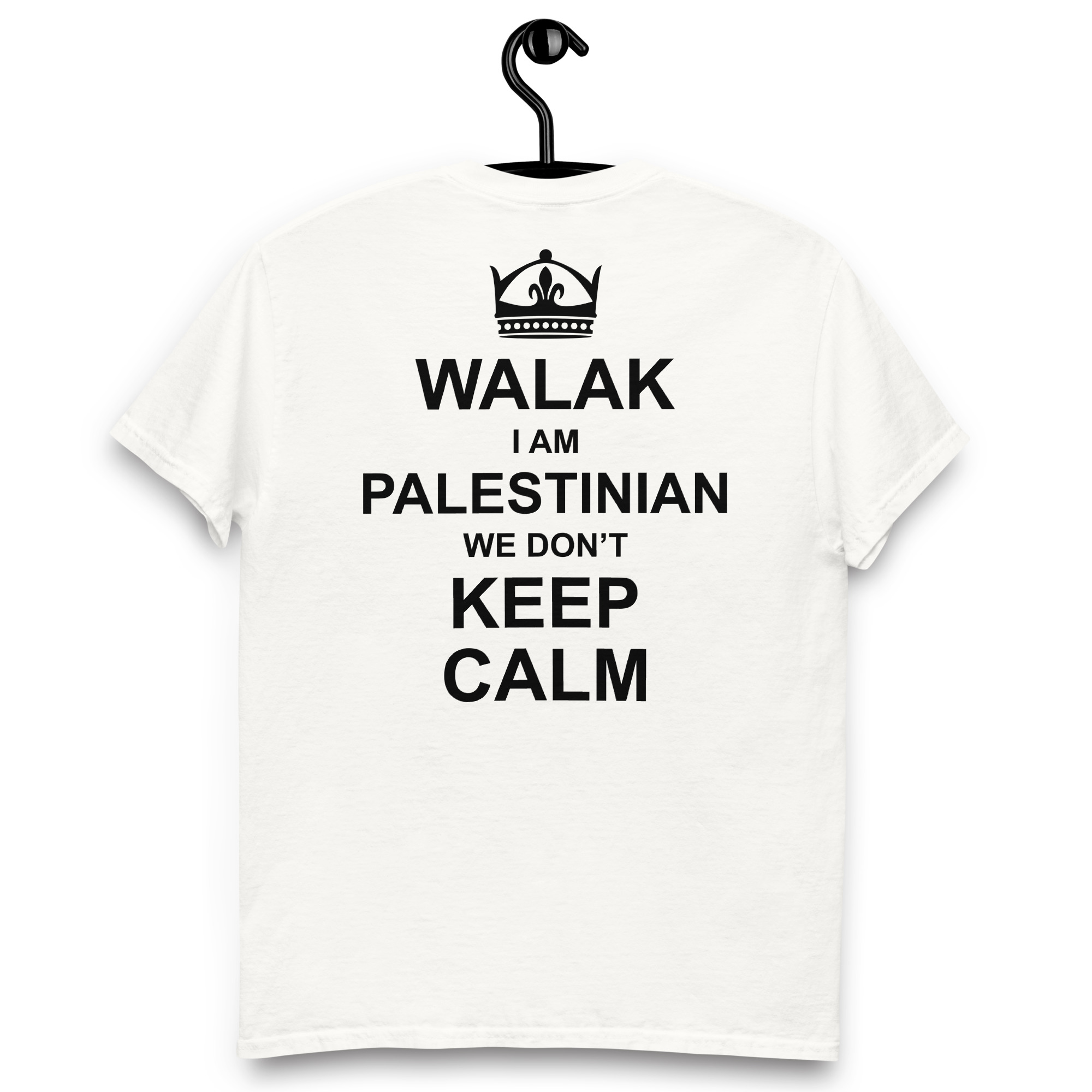Keep Calm Palestinian Fun Quote Custom Graphic T-shirt - Image 11