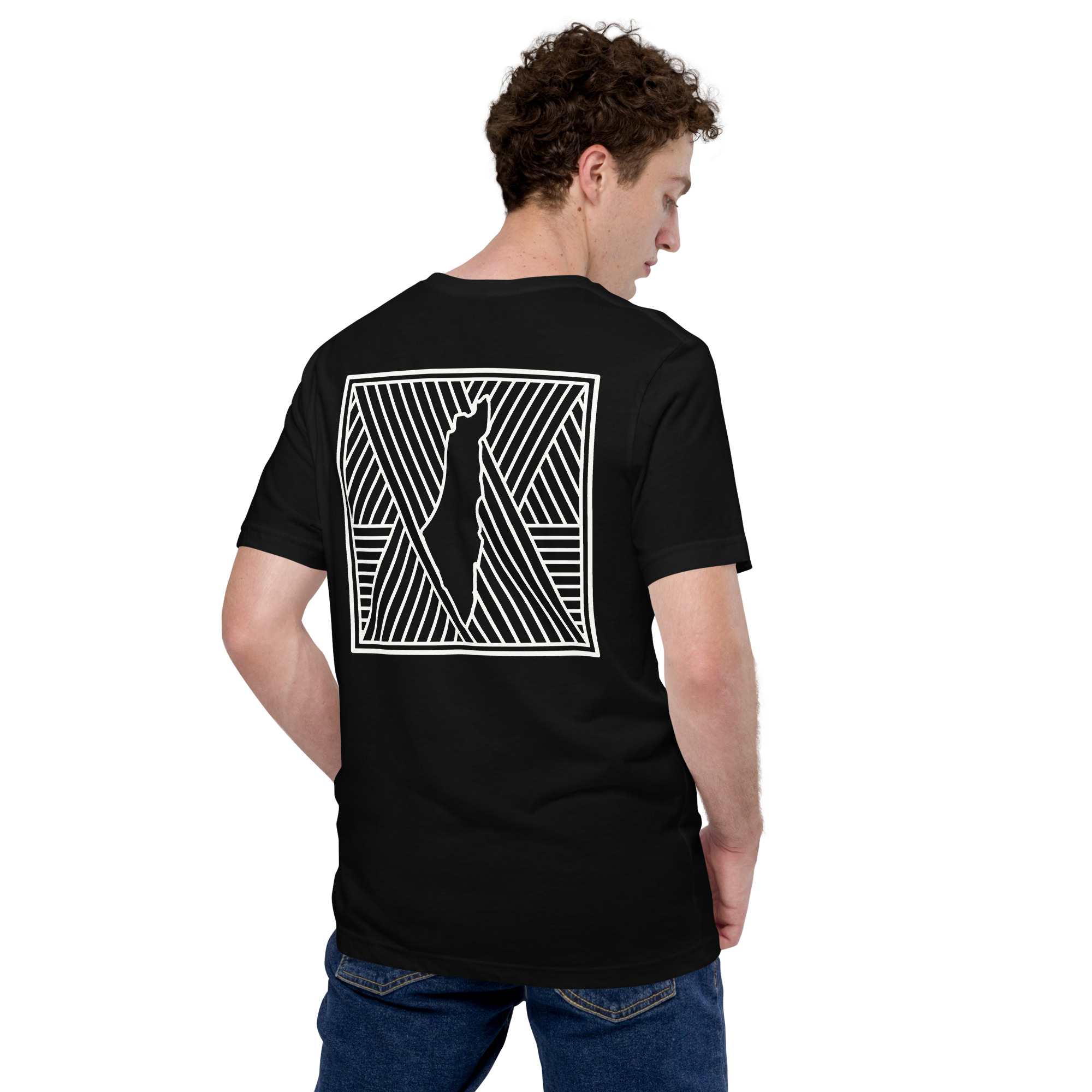 Palestine Map In Pattern Design Customized T-shirt - Image 2